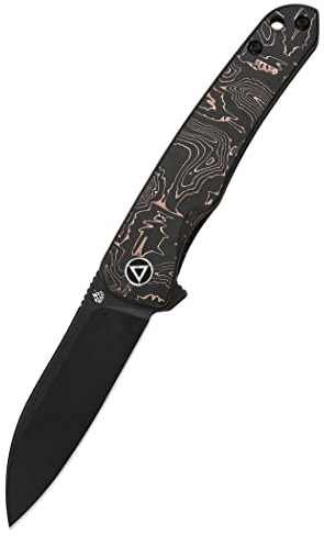 Battle-Merchant QSP Knife QSP Otter Einhandmesser mit S35VN Stahl und Copper-Foil-CF-Griff