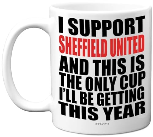 Stuff4 Funny Football Mug Gift for Sheff Utd Fans, Footy Only Cup | Joke Xmas Birthday Mugs Present Gifts for Son Dad Brother Uncle Colleague Friend Cousin
