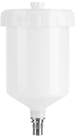 Roundsky 600 ml 18 cm x 10 cm plástico Hvlp Pintura para pulverizador Conector Jet pulverizador