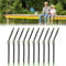 10 Stück Fishing Anti Tangle Boom Set, Anti Tangle Boom Mit Wirbel Gebogen, Anti Tangle Boom Feeder, Anti Tangle Angeln, Anti-Tangle Boom Sleeves Set, Angelzubehör, Wirbel Gebogen Zubehör