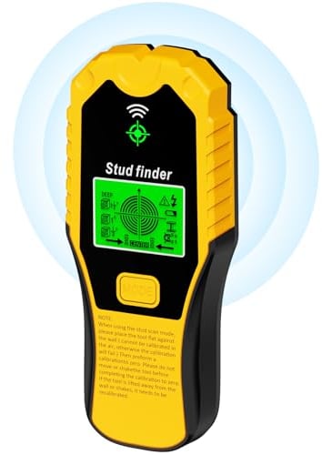 Buscador de Pernos, Localizador escáner de Pared multifunción 5 en 1 con Sensor Inteligente, buscador de Pernos magnético para el Centro y el Borde del Tubo de Vigas de Madera, Alambre de CA de Metal