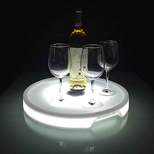 Miuxe Alcohol Stand LED Illuminated Liquor Bottle Display Shelf, Wine Rack Bottle Display Shelves | Rechargeable KTV Colorful Champagne Wine Tray Display Stand