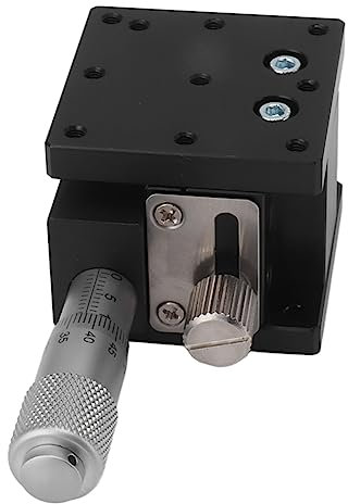 Mikrometer-Trimmplattform, Manueller Z-Achsen-Schiebetisch, LZ40-Aluminiumlegierung, Manueller Linearer Tisch mit Z-Achsen-Schiebetisch für Präzise Eisportionierer