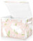 Mnsruu Storage Boxes with Lids, Cute Bunny Bloomy Lilies Large Storage Basket Organizer Shelves Cube Bin Toy Clothes Underbed