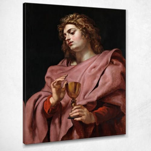 St Giovanni Evangelista Peter Paul Rubens, ppr176 Kunstdruck auf Leinwand, 50 x 70 cm