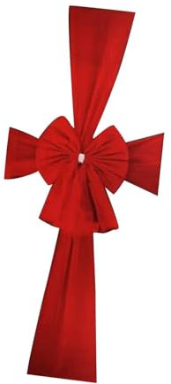 Oshhni Porta d'ingresso di Natale Porta Decorazione Fiocco per mobiletto di Natale per Decorazione Celebrazione Decorativo