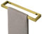 SAYAYO Towel Rail Hand Towel Holder for Bathroom Self Adhesive & Screw Towel Ring SUS304 Stainless Steel 30CM Wall Mounted No Drilling, Gold