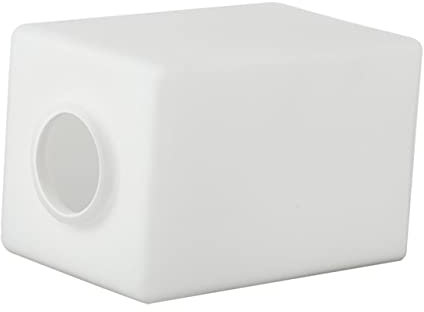 Cabilock Quadratischer Lampenschirm Aus Milchglas Für Tischlampen Ersatz-lampenkugel Aus Glas Klarer Deckenlampenschirm Mit Weichem Licht Für Wohnambiente