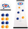 Tabletop Curling Game, Tabletop Miniature Gaming, Portable Team Board Games, Quick & Easy to Set-Up Shuffleboard Curling Game, Table Top Games for Home Party and Travel