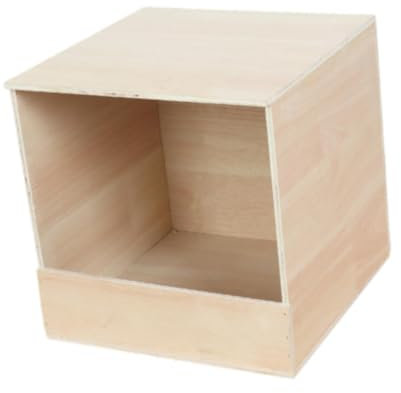 Milageto Sittich-Nistkasten, Vogelhäuschen, Vogelfutterspender, Vögel, Futterbehälter, Holz, Taubennistkasten, Vogelzuchtkasten für Nymphensittiche, Klein