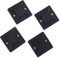 Cpolebev 100 pieces auto-adhesif cable attache base support 20 x 20 x 6mm