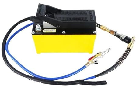 VNSMM Bomba Hidráulica para Remolque Bomba de Pedal hidráulica neumática HHB-70BQ de 1,7 l, Bomba de Aire para Corrector de Vigas de Chapa metálica de automóviles Gato Hidráulico