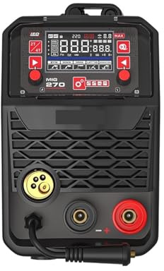 220V MIG Welding Machine 4 in 1 200A IGBT Inverter Semi-Automatic Welding MIG Lift TIG MMA Aluminum Welder Gas/Gasless(Package 2)