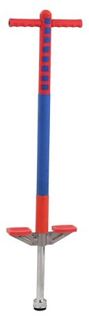 Relaxdays Pogo Stick, für Kinder, Springstock bis 35 kg, gepolststert, Sprungstab Outdoor, rutschfest, Edelstahl, Farben