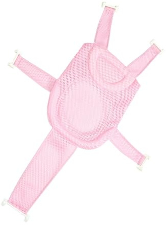 TOYANDONA Rutschfester Babybadewannensitz aus Pp Gewebe mit Atmungsaktivem Netz für Babys und Kleinkinder