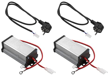 Cloudpower 2 Stück 230v auf 12v spannungswandler, dieselheizung wechselrichter Netzteiladapter transformator stromwandler für 5kW 8kW All-in-One Diesel-Luftheizung für Caravan Wohnmobil Garage