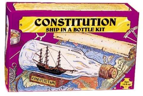Woodkrafter Kits 203 Ship in Bottle Constitution Kit