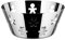 A di Alessi Girotondo Pierced Basket, (AKK04), Mirror Polished, 20.5 cm
