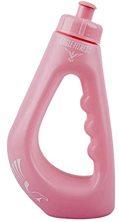 N32 Eagle Fitness, Leak Proof, 350ml Sport Water bottles, Reusable water bottle | Grip, Handheld, Grey & Pink
