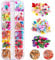 YWLI Dried Flowers & Foil Nail Art Kit - 108PCS, 33 Colors, 2 Color Foil, Accessories for Resin Molds