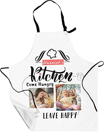Personalisierte Schürze mit Collage Fotos, Personalisierte Küchenschürzen für Mama, Oma, Personalisierte Schürze mit Fototext, Personalisiertes Muttertagsgeschenk, Individuelle Frauengeschenke
