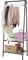 Clothes Storage Shelfs Rail Rack Garment Dress Hanging Display Shoes Stand for Hanging Clothes Hats Shoes Bags Umbrellas Black