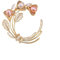 CRAGCO Broches et épingles Élégant Cloche orchidée Broche lumière Luxe rétro Perle Broche Costume Manteau décoratif Broche Cadeau for Petite Amie Broche Dames