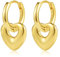 ALEXCRAFT Orecchini Donna Cuore Oro Orecchini Oro Cuore Orecchini Con Cuorinici Pendenti