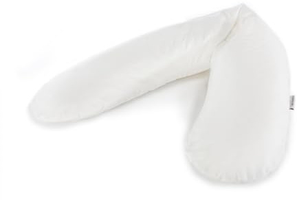 Theraline Stillkissen 190cm inkl. Bezug weiß Dinkelfüllung | 51302002
