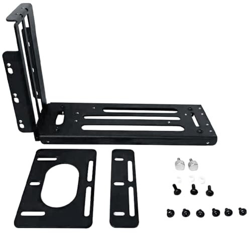 Axaooqeld External Vertical Display Graphics Card Holder with Suction Cup Dual Fit Slot Support 30 Series Graphics Card Holder Durable, 500426076A2