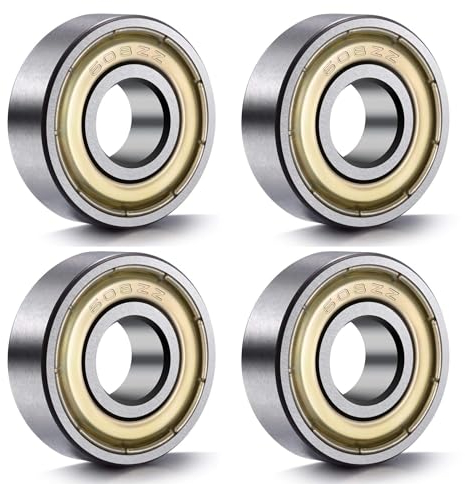 4 Pcs Rodamiento 608ZZ, Rodamientos Skate, Rodamientos De Bolas 608ZZ, Bolas Rodamientos, Para Monopatín, Patinete