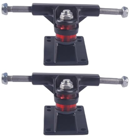 yanwuwa 1 Paar Skateboard-Radhalterungen, Ersatzteil, Aluminium-Skateboards, LKW, Widerstands-Basisteil, einfach zu bedienen, Aluminiumlegierung, Longboards, Skateboards, LKW