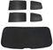 Premium Sonniboy Sonnenschutz kompatibel mit VW Sharan II/Seat Alhambra 2010- INKL Tasche