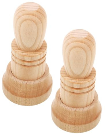 ifundom Wooden Newspaper Pot Maker Seedling Starter Pots Tool for Gardening Diy 2 Sets for Indoor and Outdoor Planting