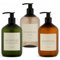 MIJOMA Lot de 3 gels douche 750 ml - Jasmin, eucalyptus et menthe, sauge et bois de santal - Douche de soin dans un distributeur - Doux, aromatique, végétalien, unisexe