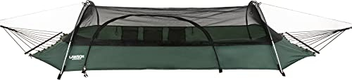 Lawson Hammock Blue Ridge Camping-Hängematte und Zelt (Regenfliegen und Insektennetz im Lieferumfang enthalten)