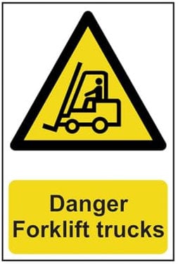 SCAN Chariots élévateurs à fourche Danger - Pvc 200 X 300mm