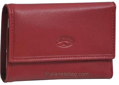 Katana - Porte-clés en Cuir - Rouge - 7,5 x 11,5 x 2 cm - Rouge