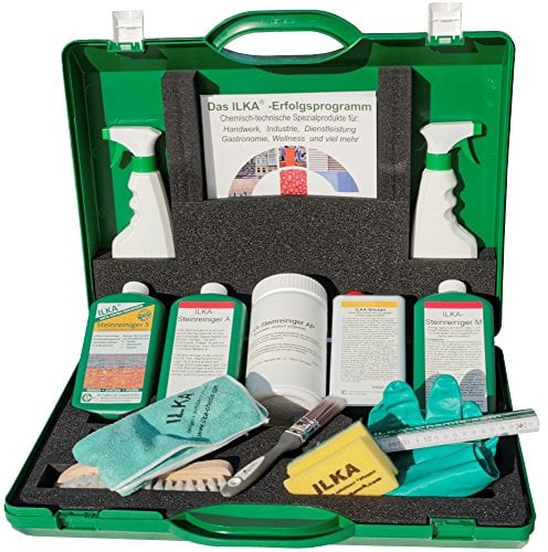 ILKA® - Starter-Kit Stein Steinreinigung, Pflege und Imprägnierung Set für alle Natur- und Kunststeine