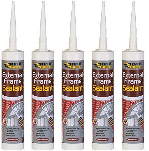Everbuild 5 X EXTBR 310ml External Frame Acrylic Sealant - Brown