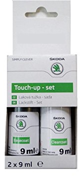Skoda Original Lackstift Set Magnetic Braun 0J0J F8V