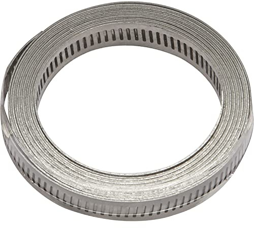 SST Schlauchschelle Endlos 30m - Endlosband Breite 13mm - flexible Schlauchklemme mit Schneckengewinde, Edelstahl A2