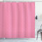 ABAKUHAUS Damast Duschvorhang, Rokoko-Damast, Stoffliches Gewebe Badezimmerdekorationsset mit Haken, 175 x 180 cm, Rosa Blassrosa