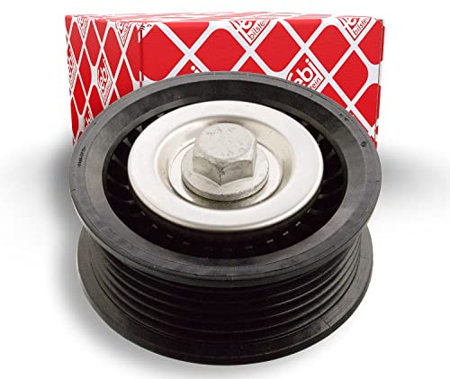 febi bilstein 103899 Idler Pulley for auxiliary belt, with screw, pack of one