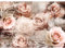 Runa Art Fototapete Vintage Blumen Modern Vlies Wohnzimmer Schlafzimmer - Made in Germany - Beige 9463010a