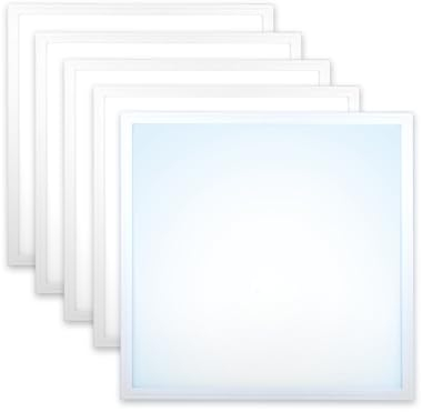 Xtend EcoLight 5x LED Panel 62x62 Tageslichtweiß 6000K 36W 4320lm flimmerfrei Rasterleuchte LED Deckenleuchte Büro PLs3.0