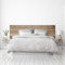 MEGADECOR DECORATE YOUR HOME Tête de lit en PVC décoratif, économique, Texture Bois, Planches Horizontales, chêne Clair, Plusieurs Dimensions. (150 cm x 60 cm)