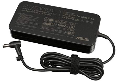 ASUS Chargeur 180 Watts Arrondie avec Logo ROG Original pour la Serie ROG Strix GL703GM