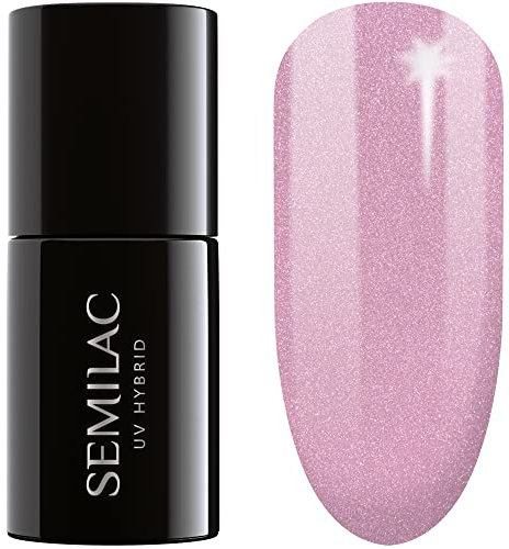 SEMILAC Gel Nail Polish | Long Lasting and Easy to Apply | Perfect for Home & Salon use UV/LED Gel Nails 7ml - 551 Time To Wine.