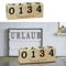Cepewa Countdown Würfel Natur aus Holz 16 x 6 cm Urlaub Weihnachten Geburt Geburtstag Ruhestand Prüfung